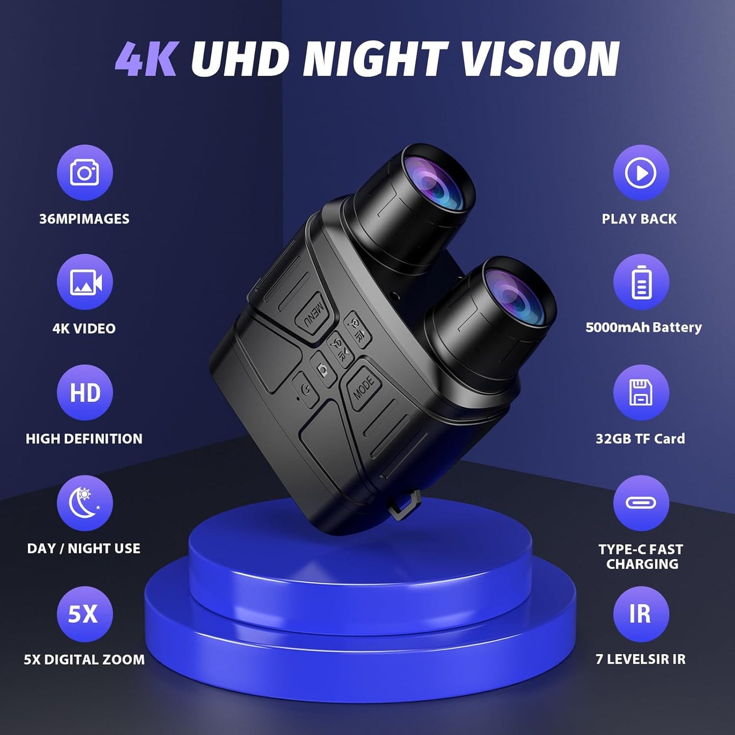 StealthSight™ - 4K Night Vision Goggles