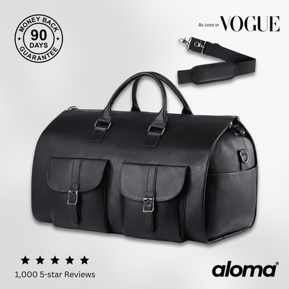 The Voyager - Premium Leather Duffel Bag