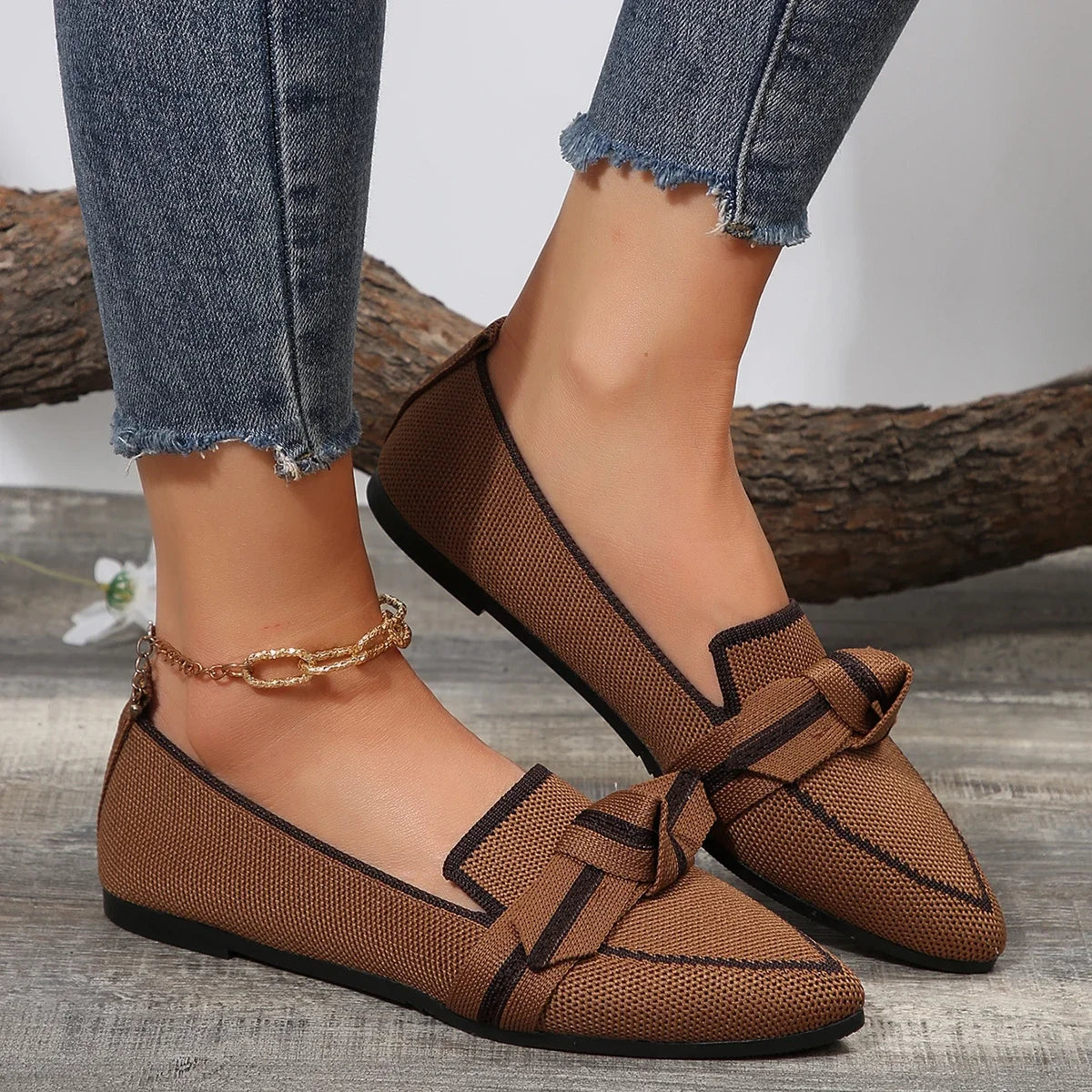 Lush Relaxed Flat Women's Knot Loafers