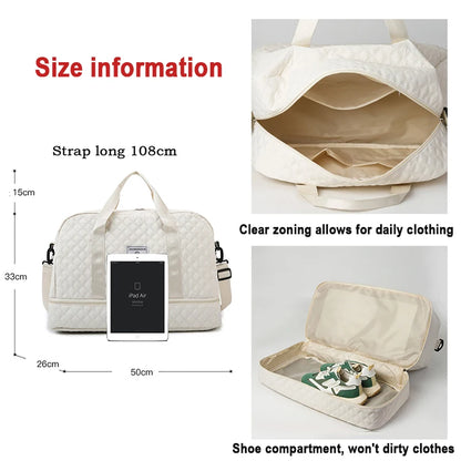 Luxury Large Women's Duffel Bag